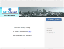 Tablet Screenshot of cityleasingllc.com